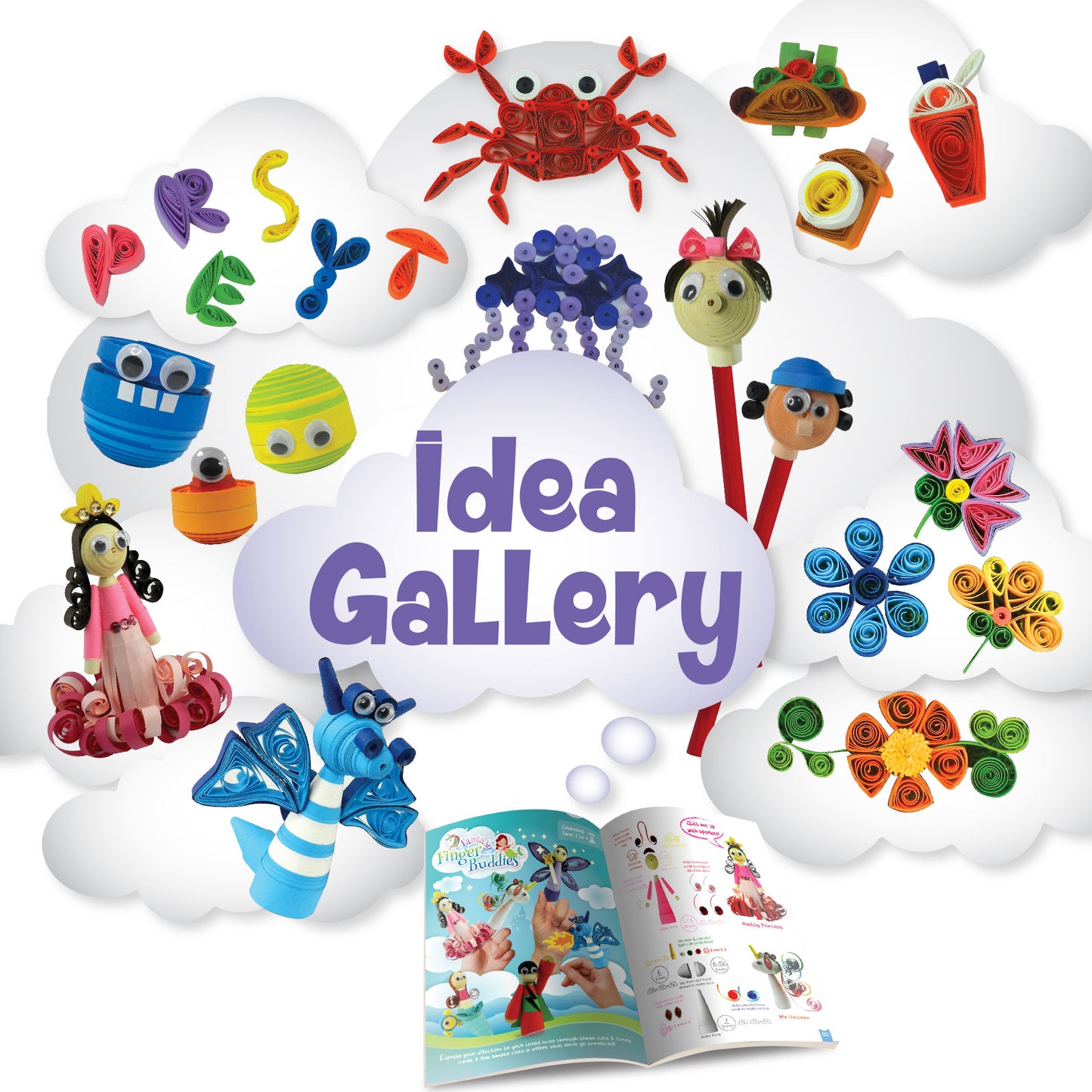 World of Paper Quilling- DIY Quilling Kit for beginners