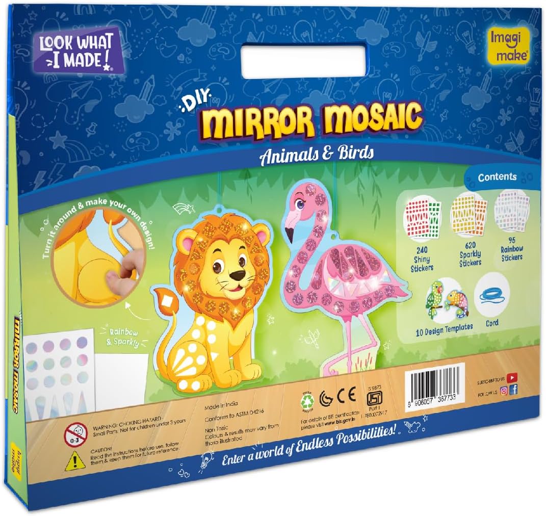 Imagimake Mirror Mosaic Animals & Birds