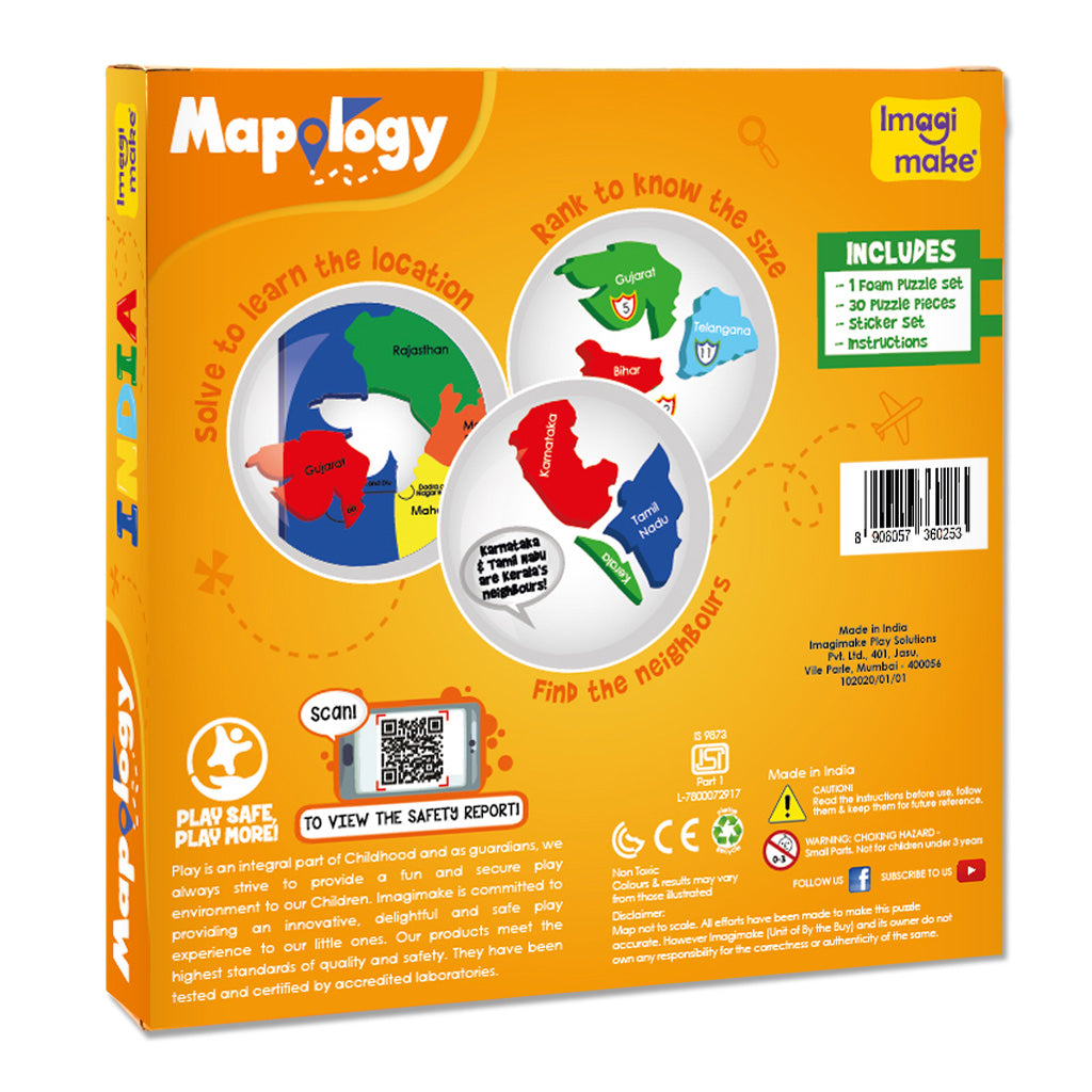 Mapology India Map Puzzles