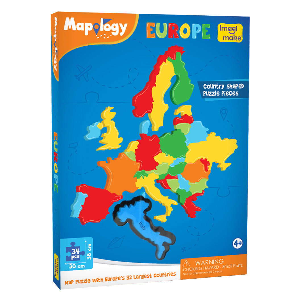 Mapology Europe Map Puzzle