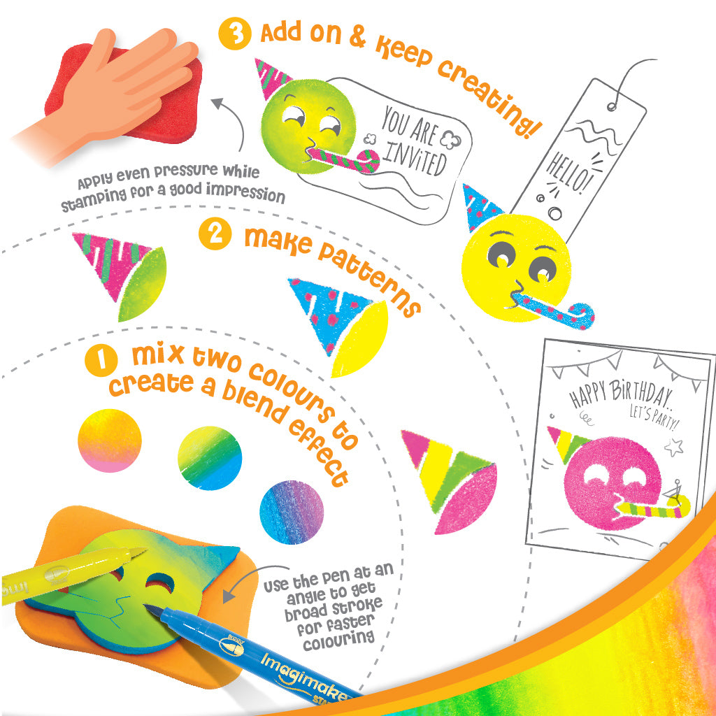 Stamp Art - Smiley