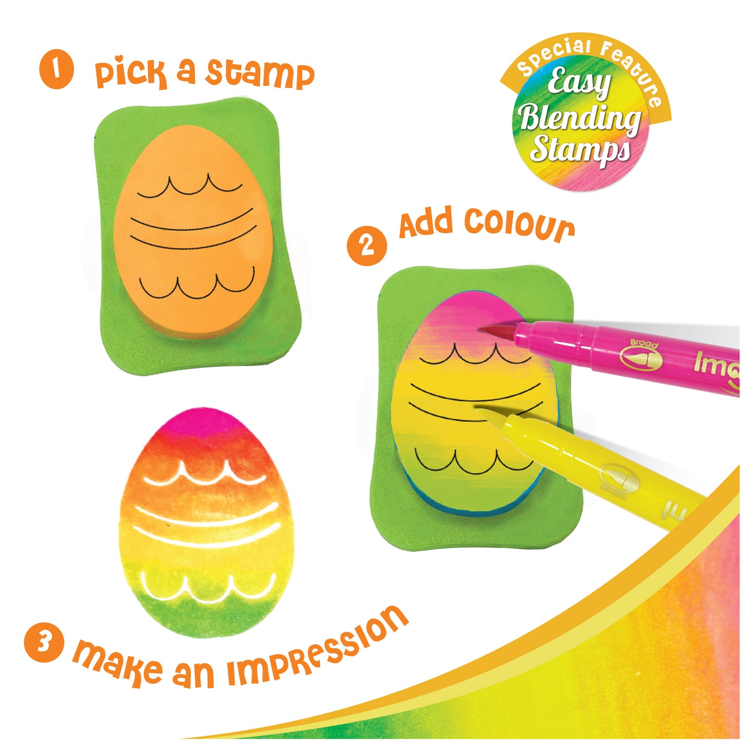 Stamp Art - Spring