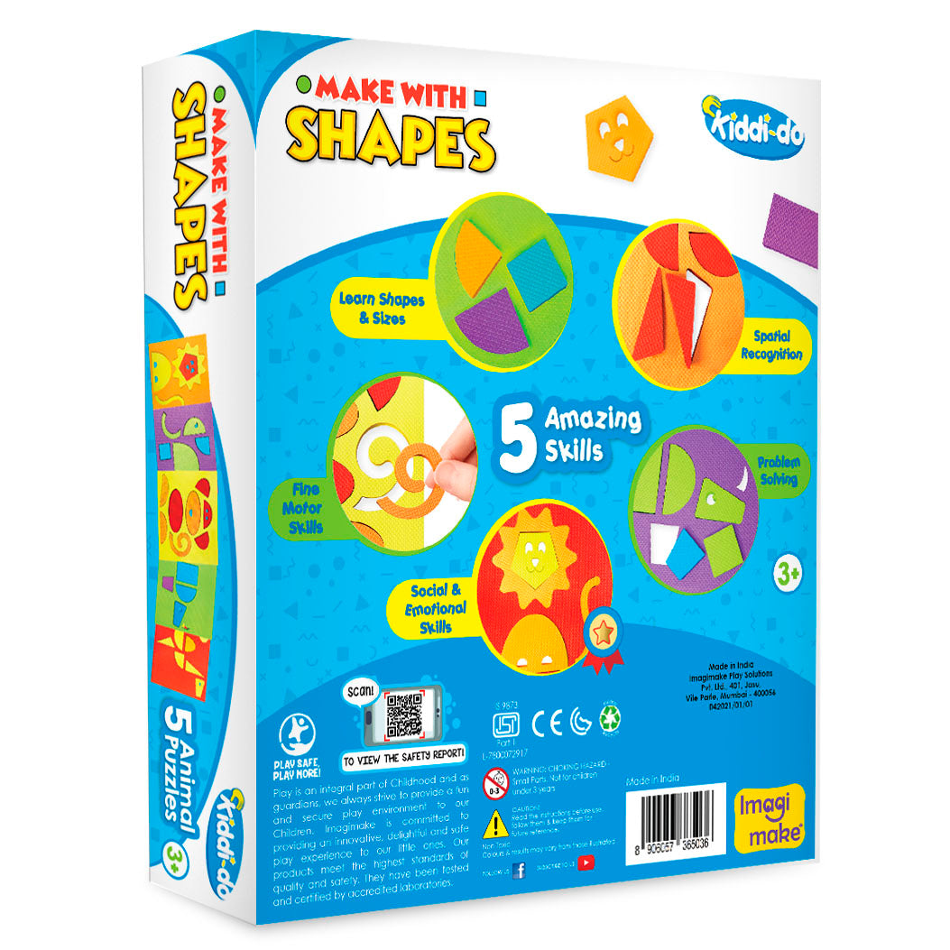Make with Shapes - Animals Theme