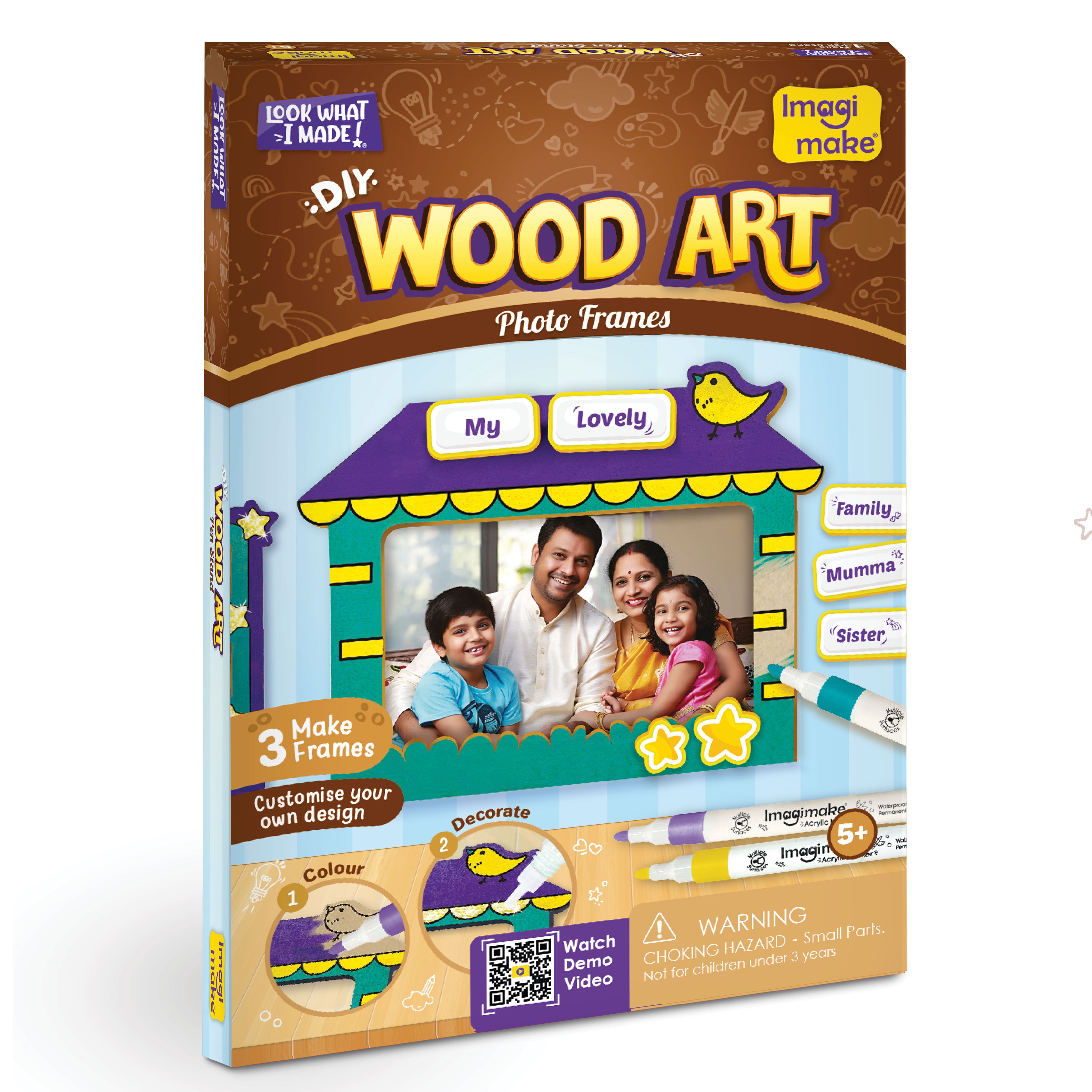 DIY Wood Art Photo Frame – Imagimake-us