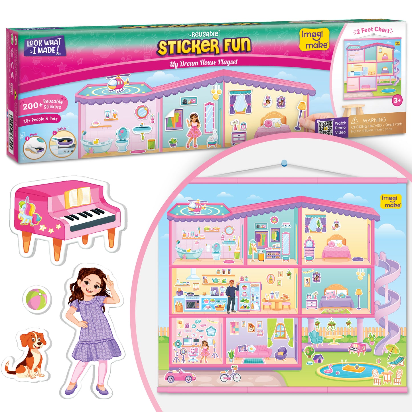 Sticker Fun - My Dream House Playset