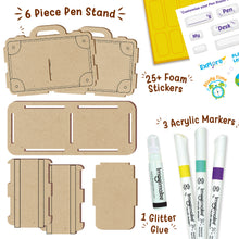 DIY Wood Art Pen Stand