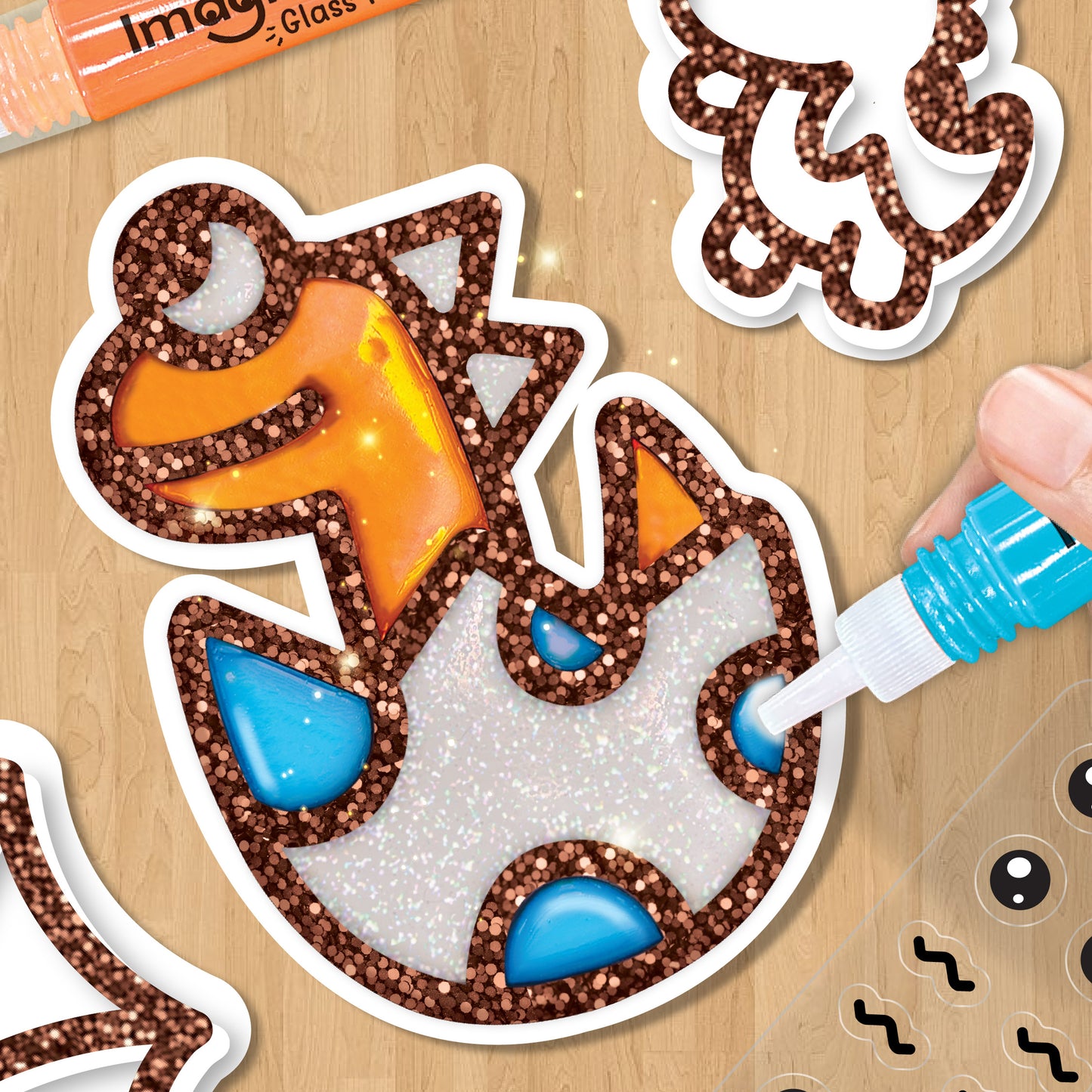 Imagimake DIY Dino Jelly Stickers