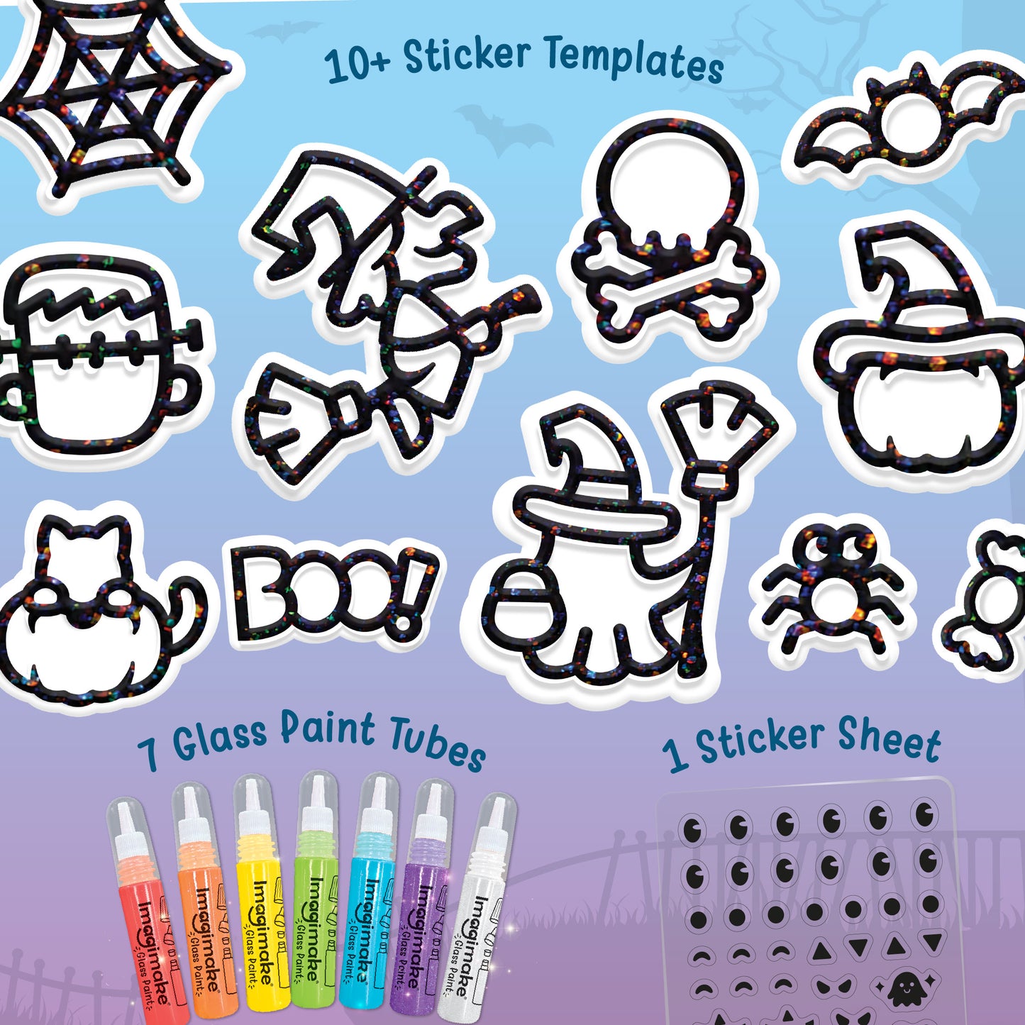 Jelly Stickers Spooky Friends