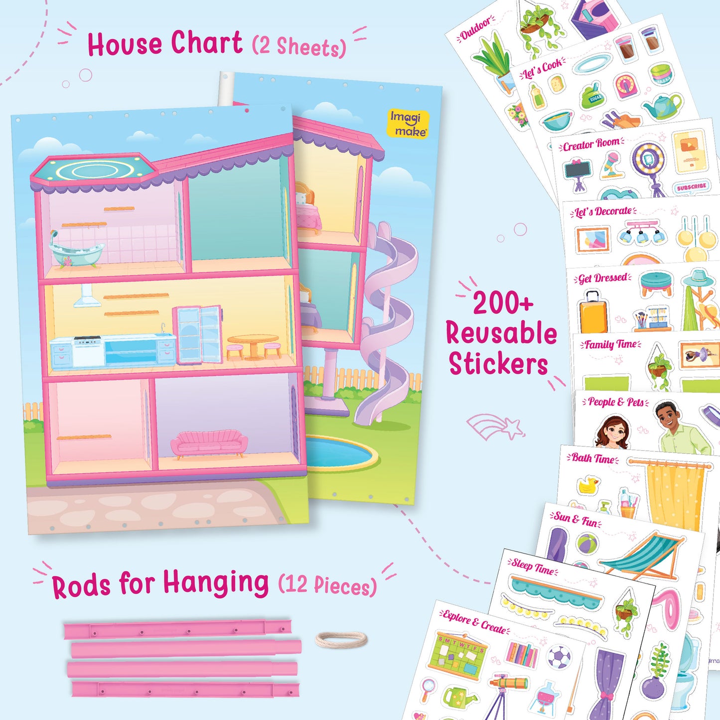 Sticker Fun - My Dream House Playset