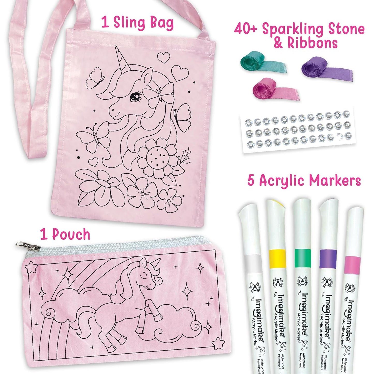 Imagimake DIY Unicorn Fabric Art Kit