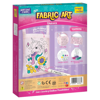 Imagimake DIY Unicorn Fabric Art Kit