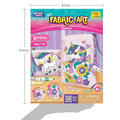 Imagimake DIY Unicorn Fabric Art Kit