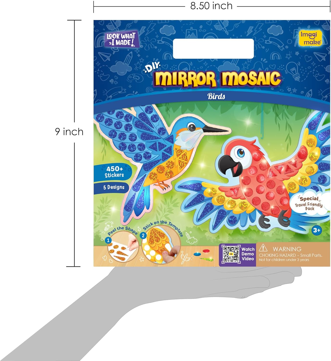 Imagimake Mirror Mosaic Birds