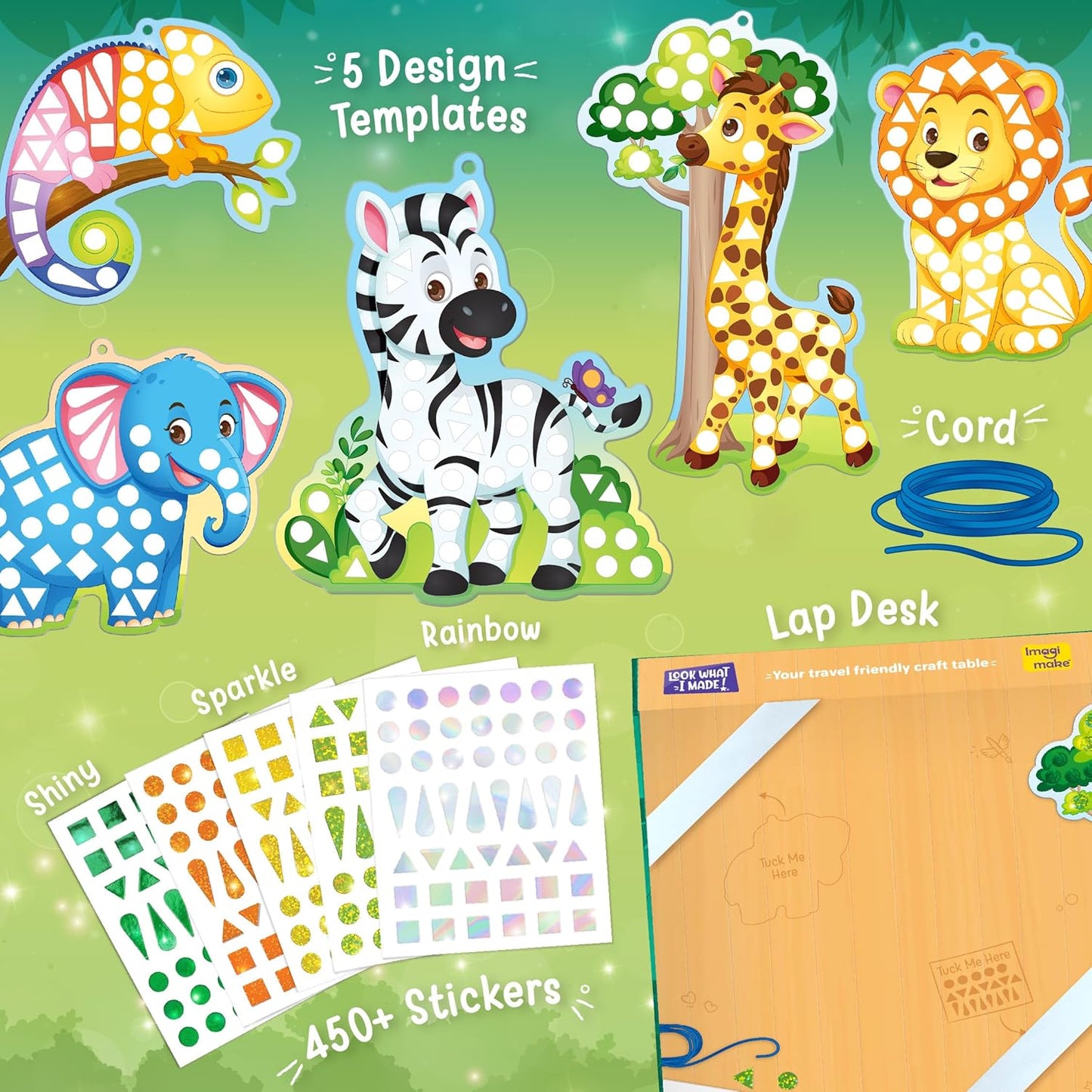 Imagimake Mirror Mosaic Animals