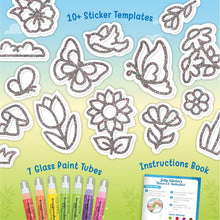 DIY Jelly Stickers - Flowers & Butterflies