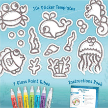 DIY Jelly Stickers - Ocean