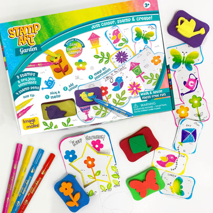 Stamp Art - Garden